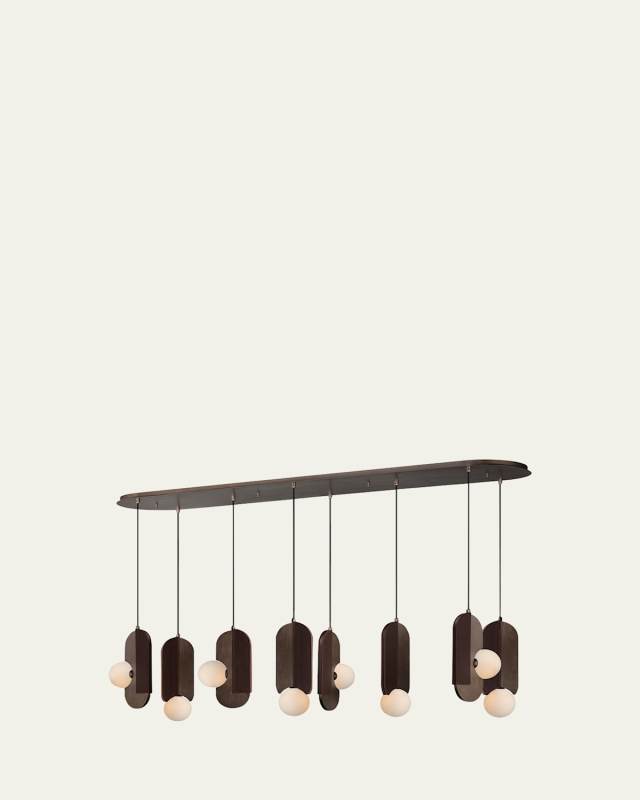 x Nina Magon design from Studio M Stitched 8-Light Pendant